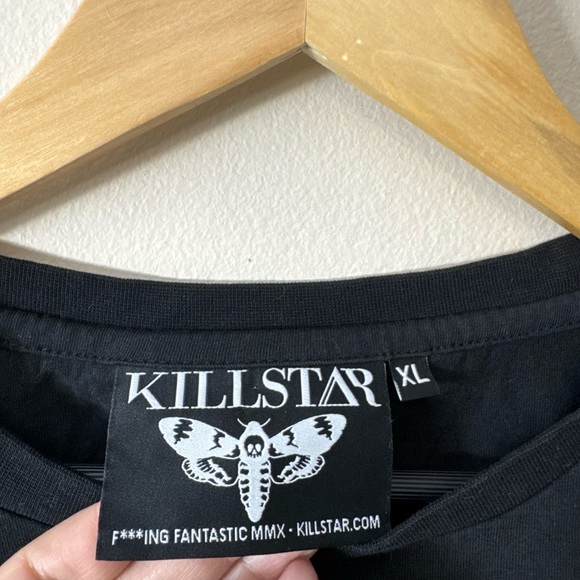 Killstar So Goth I’m Dead Crop Top Size XL - Picture 9 of 10